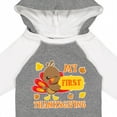 thumbnail image 4 of Inktastic My First Thanksgiving with Turkey and Leaves Boys or Girls Long Sleeve Baby Bodysuit, 4 of 5