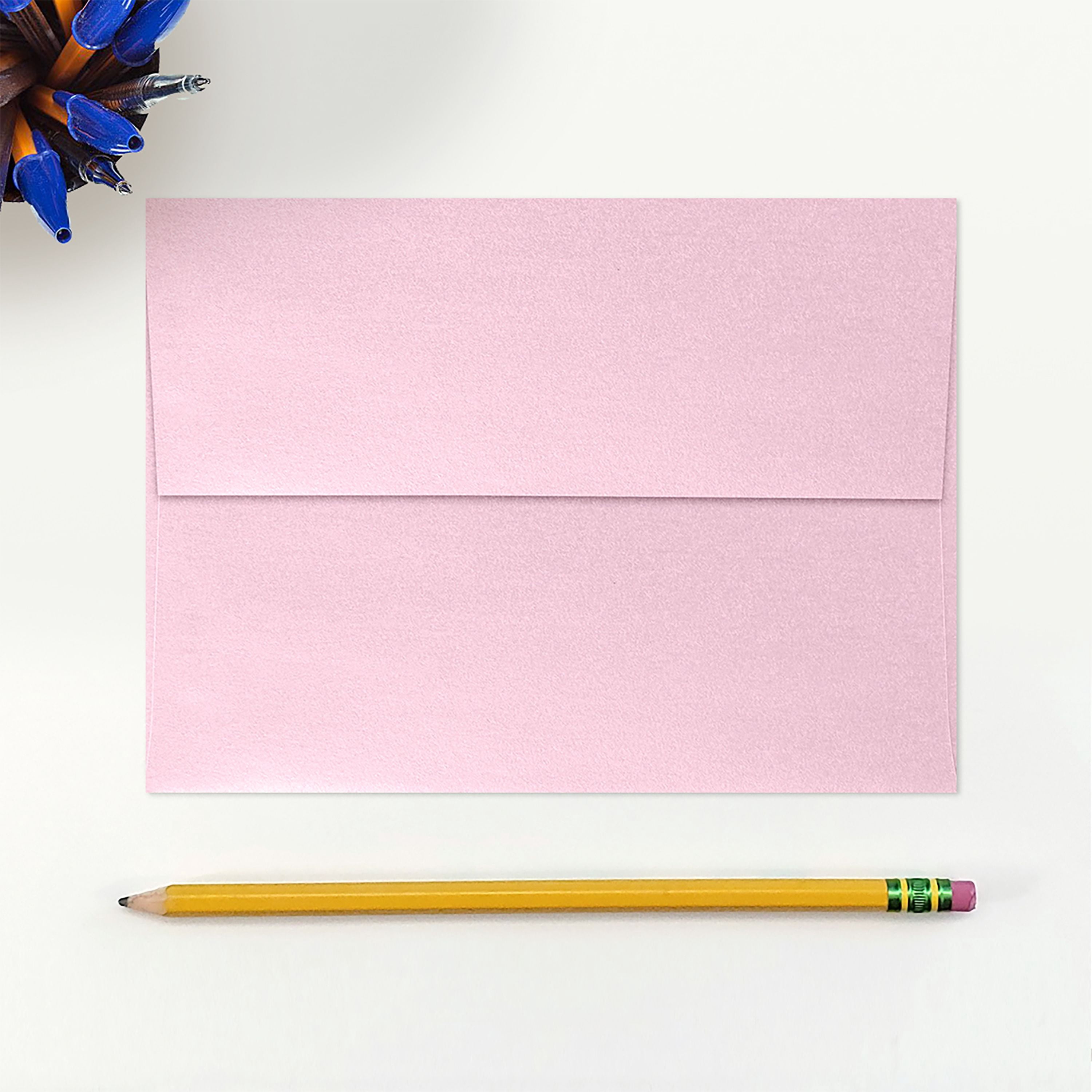 LUXPaper A7 Invitation Envelopes, 5 1/4 x 7 1/4, Rose Quartz Metallic, 1000/Pack