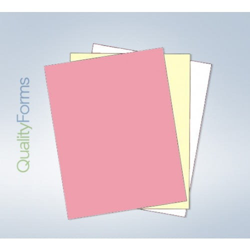 3-Part Reverse Superior Carbonless Sheets - 500 sheets / 167 sets