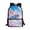 Cherry Blossom Dragon, variant on Glitter Purple Axolotl School Backpack for Kids Elementary Students 17 Inch Large Capacity Bookbag with Customizable Straps Front Zipper Pocket Back to School Gifts