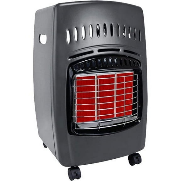 World Marketing Comfort Glow Propane(LP) Cabinet Heater - Piezo Ignition/Gray