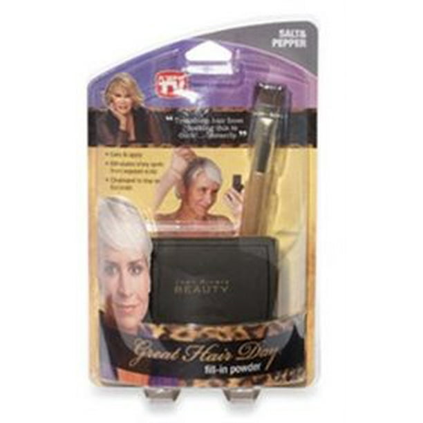 Joan Rivers Beauty Great Hair Day Fill-In Powder - Salt and Pepper - Joan Rivers Beauty Great Hair Day Fill-In Powder - Salt and Pepper -