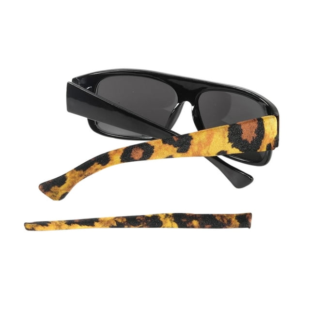 Temeplesox Manchons de Lunettes Couvre-Bras Confort Couleur, Léopard Grand