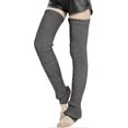 thumbnail image 1 of Women's Winter Thick Knit Extra Long Thigh High Leg Warmers, 1 of 3
