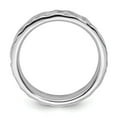 thumbnail image 6 of Sterling Silver Rhodium Ring, 6 of 6