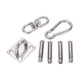 thumbnail image 5 of Ganchos para hamaca kit para colgar hamaca Rotate capacidad de 551 libras colgador de hamaca resistente colgador de gancho de suspensión juego de accesorios para hamaca para ANGGREK Otros, 5 of 8