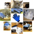 thumbnail image 5 of Guantes de belleza para perros y gatos (azules), guantes suaves para cepillos de depilación, guantes eficaces para depilación, herramienta de masaje, diseño mejorado de cinco dedos, adecuados para pel, 5 of 5