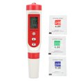 thumbnail image 1 of Bolígrafo probador de agua Digital 4 en 1, medidor de temperatura PH TDS EC, probador de agua multifuncional impermeable IP65 con pantalla LCD HD, 1 of 8
