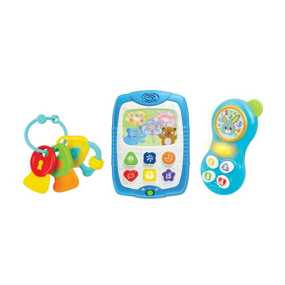 Winfun Tech-Star Infant Toy Set with Phone, I-Pad and Keys - Age Group Newborn And up
