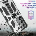 thumbnail image 2 of FIEWESEY for Samsung Galaxy S23 Ultra Phone Case,Military Grade Anti-Drop Shockproof Armor Protection Case Built-in Kickstand Cover for Samsung Galaxy S23 Ultra(Silver), 2 of 6