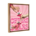 thumbnail image 4 of Stupell Industries Groovy Cheers Dears Food & Beverage Painting Brown Floater Framed Canvas Art Print Wall Art, 17 x 21, 4 of 10
