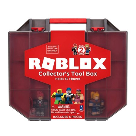Collectors Tool Box The Roblox Collectors Tool Boxwalmartes With Two Exclusive Figures And Holds Up To 32 Figures So That You Can Take The By - 
