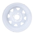 thumbnail image 2 of Trailer Rim, 1660lbs Load Capacity Steel Lightweight 13 X 4.5J Spare Trailer Rim  for Boat Trailer, 2 of 7