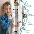 thumbnail image 3 of Blackout Kids Curtains,Dachshund Sport Childrens Insulated Curtains Set Of 2,Bedroom Essentials,Toddler Room Decor 52x84in(132x213cm), 3 of 4