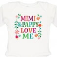thumbnail image 4 of Inktastic Mimi and Pappy Love Me Grandchild Girls Long Sleeve Baby Bodysuit, 4 of 5