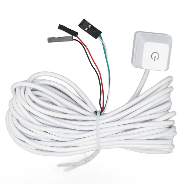 Bouton d'Alimentation PC de Bureau, Interrupteur Mécanique USB pour Ordinateur, Interrupteur Rétroéclairé Bleu, Plug and Play Interrupteur d'Alimentation PC Externe DIY pour Bureau Gaming