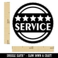 thumbnail image 2 of Five Star Service Self-Inking Rubber Stamp Ink Stamper - Black Ink - Medium 1 Inch, 2 of 7