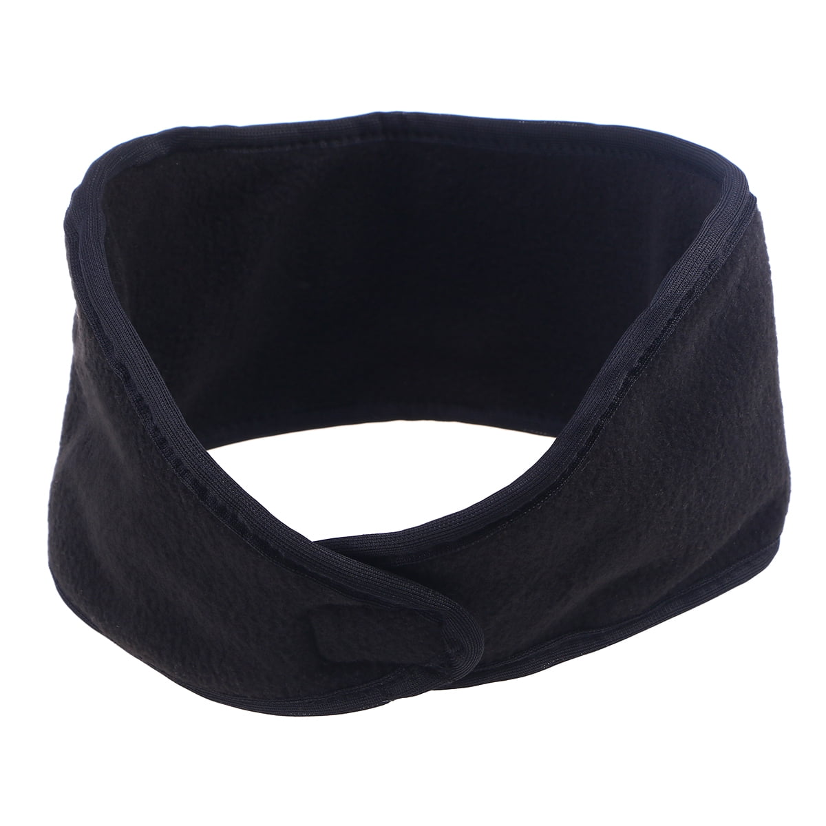 Winter Double-layer Head Headband Skating Warm Headband(Black)