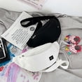thumbnail image 3 of Women's fanny pack in white canvas fanny pack, 3 of 4