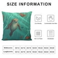 thumbnail image 5 of COMIO  Sea Otters Pillow Covers Corduroy Pillow Cover Cushion Case for Bed Couch Sofa Farmhouse Decorative, 5 of 5