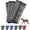 Grey, variant on Breathable Mesh Horse Flyproof Leggings, Bites Proof Horse Fly Boots Set of 4, Shoofly Boots Set for Horses with Lightweight Mesh for Adjustable and Universal (Purple)