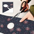 thumbnail image 6 of Yayeee Faucet Mat for Kitchen Sink 14.7" Diatomite Long Splash Guard Pad, Red and White Fireworks Pattern, 2 Pack, 6 of 7