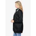 thumbnail image 3 of Woman Within Plus Size Fleece Nylon Reversible Jacket, 3 of 6