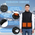 thumbnail image 5 of Heated Vest for Women with 11 Zone Heating, Waist Size Adjustable Heated Jacket Men for Winter Outwear( Power Bank Sold Separately), 5 of 7