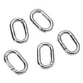 thumbnail image 1 of 5 piezas de mosquetones de anillos ovalados de resorte BLESIY ganchos de resorte de aleación de Zinc 1 pulgada, 1 of 8