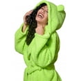 thumbnail image 6 of Lay-z Chic Women's Sherpa Robe Cute Sleepwear Cozy Fluffy Pajama 1 PC Pj Soft Cute PJ's, 6 of 6