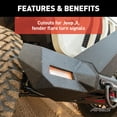thumbnail image 4 of ARIES 2082089 TrailChaser Black Steel Front Bumper with Brush Guard and Winch Mount, Select Jeep Wrangler JL Fits select: 2019 JEEP WRANGLER UNLIMITED, 2020-2022 JEEP GLADIATOR, 4 of 6