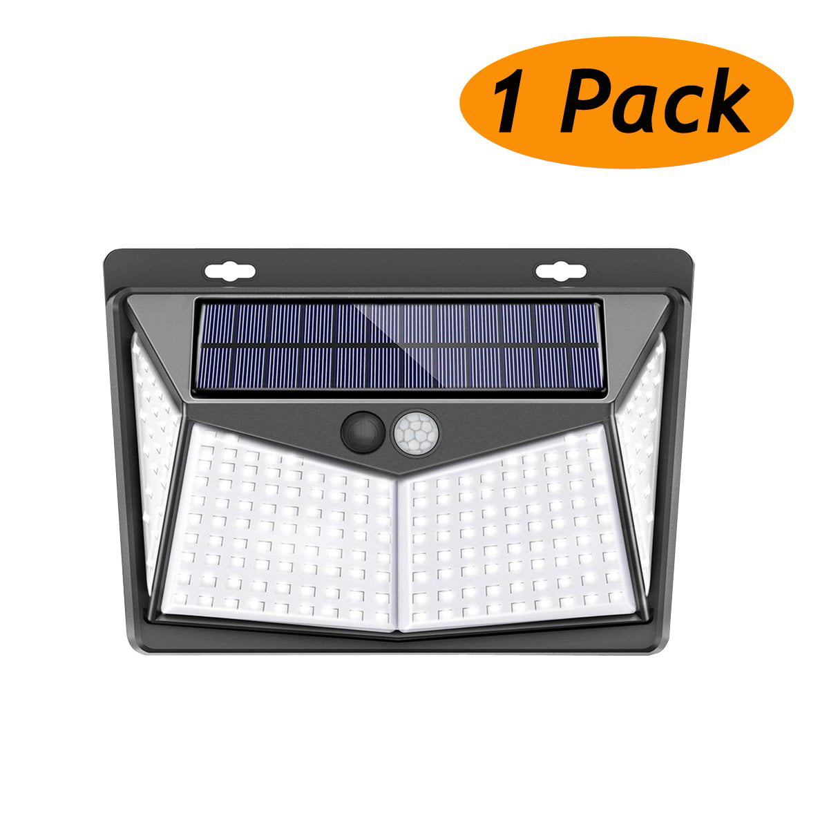 1/2/4 Pack Solar Powered PIR LED Wall Light Motion Sensor Security Flood Lamp US 