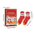 thumbnail image 3 of JingChun Christmas Socks for Kids, 1 Pair Christmas Socks, Xmas Crew Socks Christmas Gifts 7*6 inch, 3 of 4