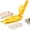 yellow, variant on 2-in-1 Dumpling Maker Press, Manual Dumpling Wrapper Press and Folding Mold Tool, Easy Dumpling Making Machine for Homemade Dumplings, Kitchen Dumpling Press Tool