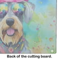thumbnail image 3 of Schnauzer Hippie Dawg Glass Cutting Board Large 12 in x 15 in, 3 of 5