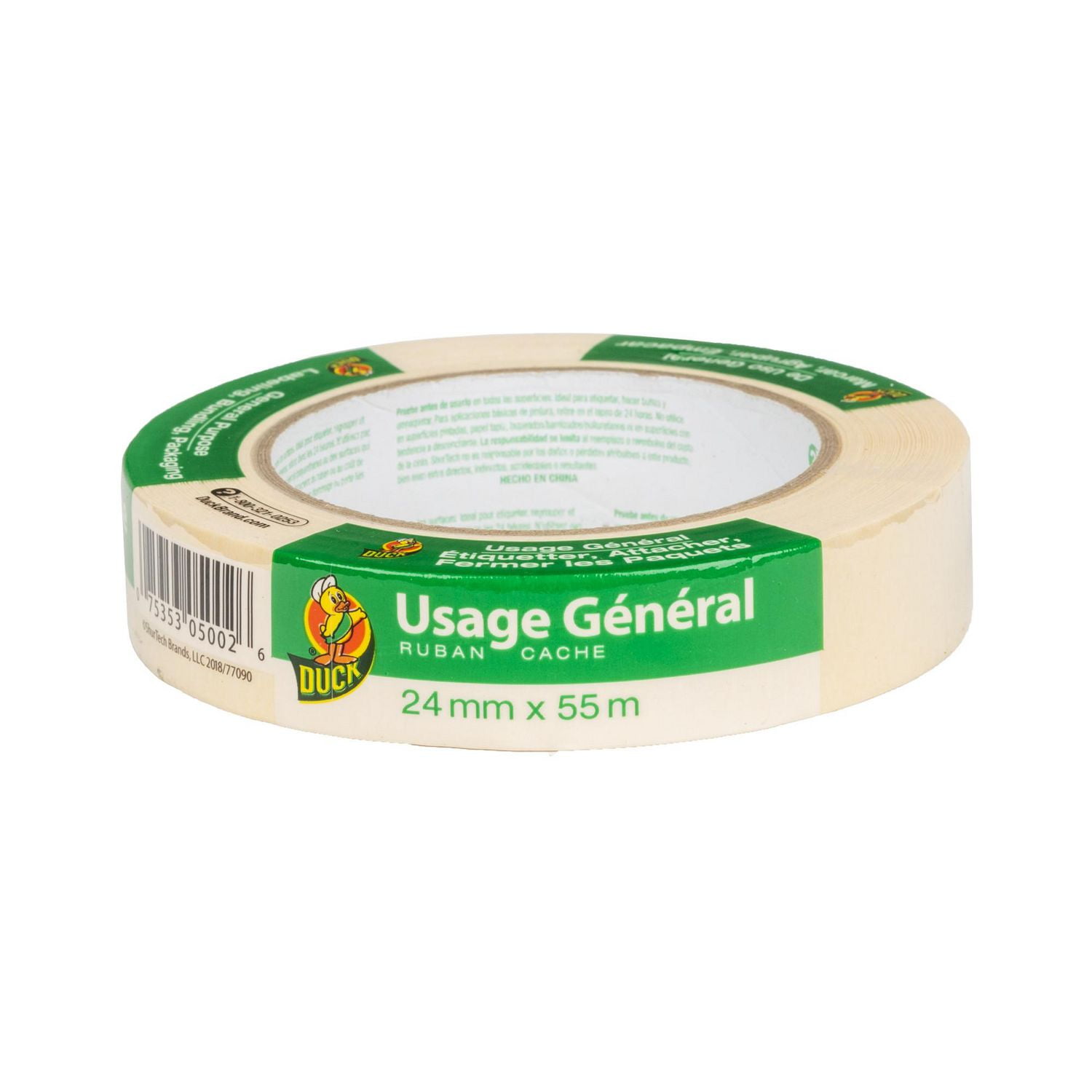 Duck® Brand General Purpose Masking Tape - Beige, .94 in. x 60 yd.