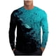thumbnail image 2 of Amzcrzy - Sudadera Para Hombre, Estilo Casual, Con Estampado Deportivo, Manga Larga, Cuello Redondo, Color Azul Cielo, 4Xl, 2 of 5