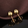 thumbnail image 3 of Jiamiaoi 18K White Gold Plated Ball Earrings 4mm-8mm 925 Sterling Silver Ball Stud Earrings Hypoallergenic Ball Earring Studs Polished Ball Earrings Silver Nickle-free, 3 of 7