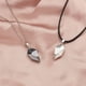 thumbnail image 4 of Collar magnético de proyección para pareja, colgante emparejado de distancia de corazón de amante, joyería para mujer, regalo del Día de San Valentín, 2 piezas, 4 of 4