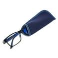 thumbnail image 6 of Equate Men’s Spring Hinge Ocean Waste Blue Light Reading Glasses Plastic Black - 1.00 Finn, 6 of 8