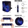 thumbnail image 6 of Jeiento Sea Turtle Car Accessories Sets 13 Pack with Car Seat Protector Steering Wheel Cover Seatbelt Covers Trash Can Rearview Mirror Cover Cup Coasters Key Chain Chapstick Holder Auto Decor, 6 of 7