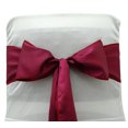 thumbnail image 3 of Darling Souvenir Pack Of 10 Satin Chair Sashes Bow Sash For Wedding & Events Supplies Party Decoration Chair Cover Sash - Colors Available, 3 of 6