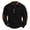 Black, variant on Men's Long Sleeve Tops Cable Knit Quarter Zip Mock Neck Pullover Sweater Fall Winter Elbow Patches Casual Comfy Knit Tops Brown,M