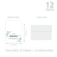 thumbnail image 5 of Koyal Wholesale Wedding Day Gift Cards Set with Envelopes Set of 12, Eucalyptus Leaves, 5 of 5