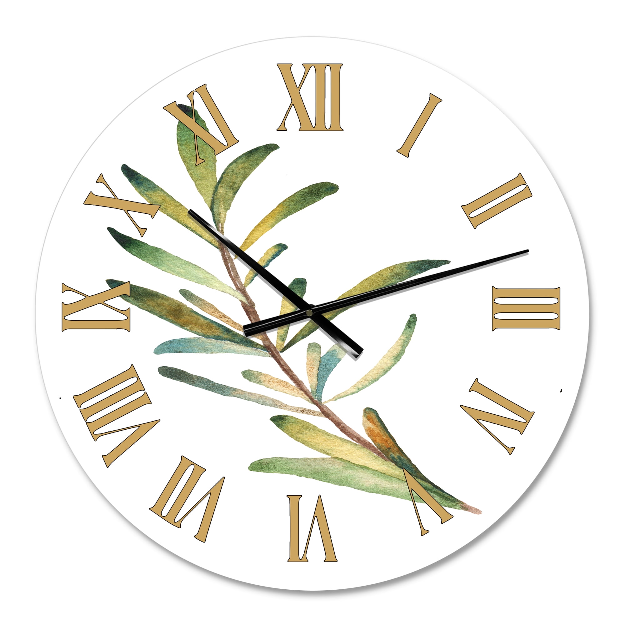 Designart 1 in Quartz Traditional Wall Clock
