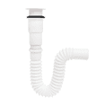 thumbnail image 2 of Céspol Práctico flexible tipo 'P' Fleximatic para fregadero Extensión 55 cm con Check anti-olores, 2 of 3