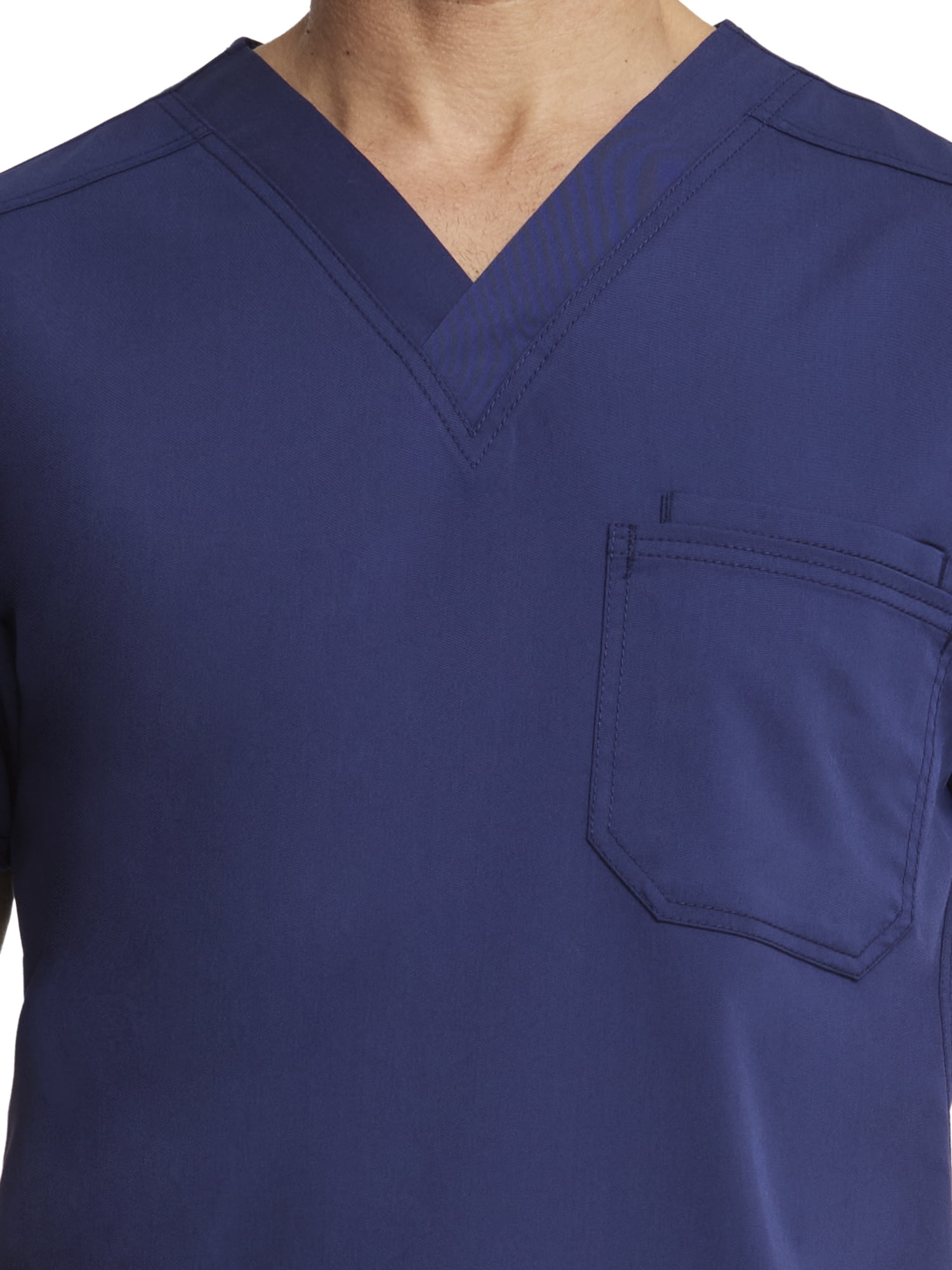 Scrubstar Men's Ultimate Stretch Antimicrobial Fabric Technology V-Neck Tuck In Scrub Top WD854A