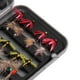 thumbnail image 5 of 40 Piezas de Señuelos de Pesca con Mosca] Anzuelos con Simulación Artificiales con Caja, 5 of 9
