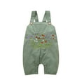 thumbnail image 2 of uublik Cargo Pants for Girls Cute Embroider Soft Romper Clothes, 2 of 5