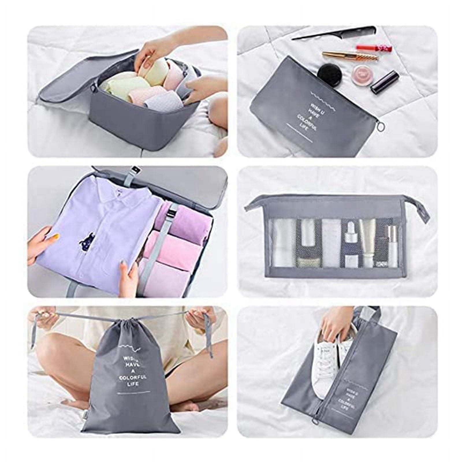 Packing Cubes for Suitcase,18 PCS Suitcase Organizer Bags Set Luggage Organizers